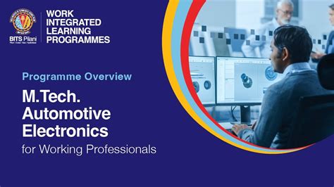 M.Tech. Automotive Electronics for Working Professionals .